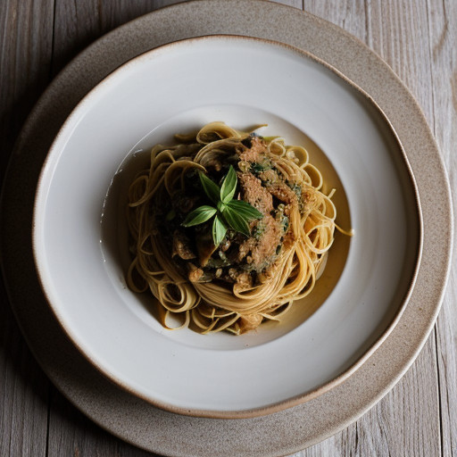 Peppery Portugese Pasta recipe image