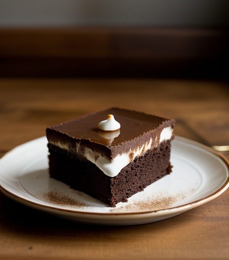 Pepsi-Cola Cake With Broiled Peanut Butter Fr recipe image