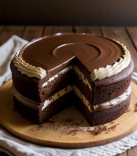 Pepsi Cola Cake With Peanut Butter Frosting recipe image