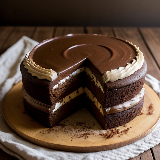 Pepsi Cola Cake With Peanut Butter Frosting recipe image
