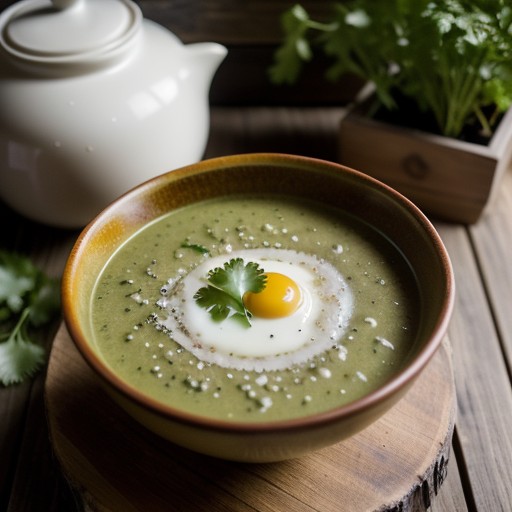 Perogy Cilantro Soup recipe image