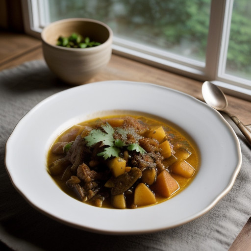 Persian Quince Stew (Khoresh-E Beh recipe image