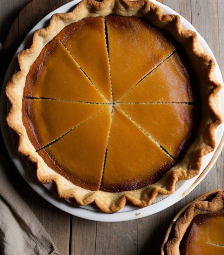 Persimmon Pie recipe image
