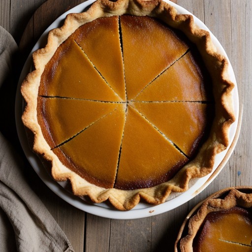 Persimmon Pie recipe image