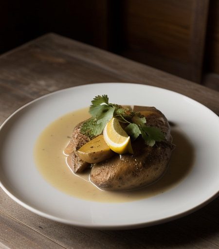 Peruvian Potato and Chicken Platter recipe image