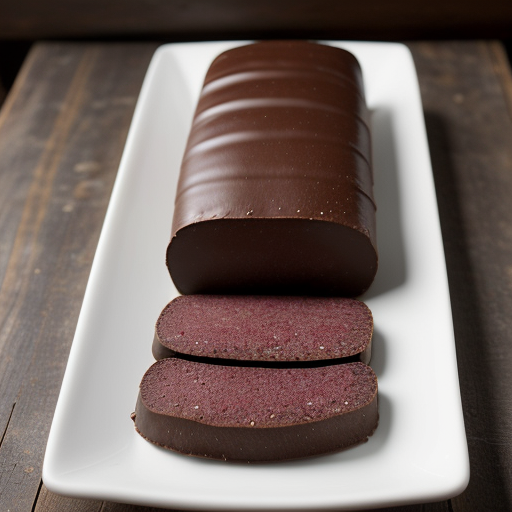 Pesach Chocolate "Salami" recipe image