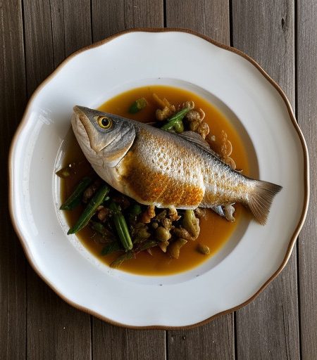 Pescado en Tikin Xik (Broiled Fish Seasoned W recipe image