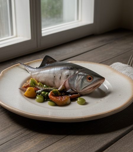 Pesce Spada in Salmoriglio (Swordfish in Oliv recipe image