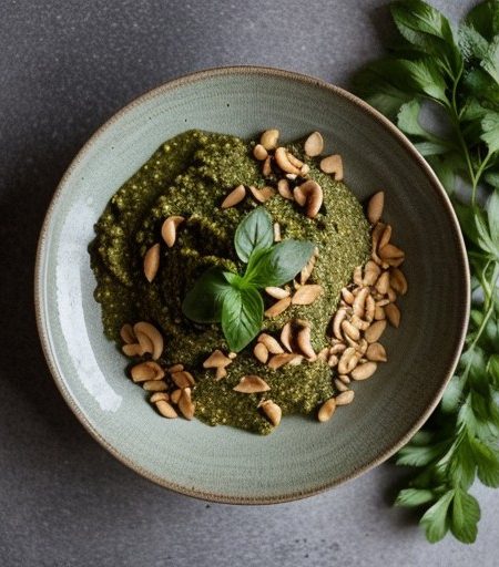 Pesto, Asian "Bruce Cost's Asian Ingredients" recipe image