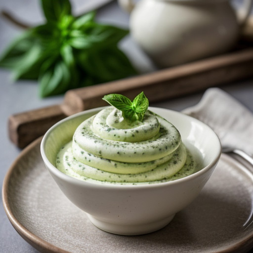 Pesto Chantilly Topping recipe image