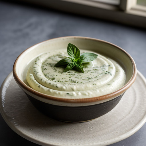 Pesto Cheese Dip recipe image