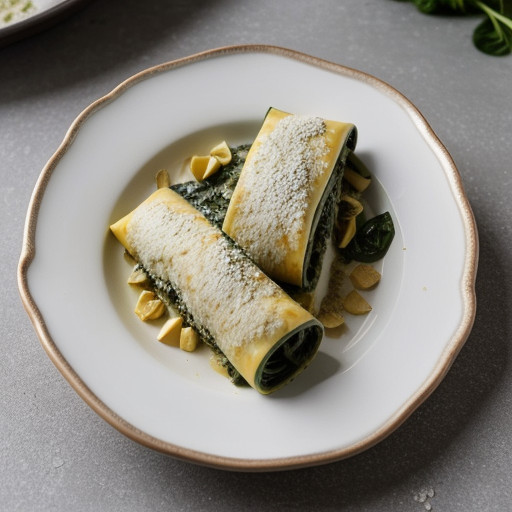 Pesto Chicken Manicotti recipe image