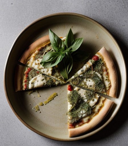 Pesto Cocktail Pizza recipe image