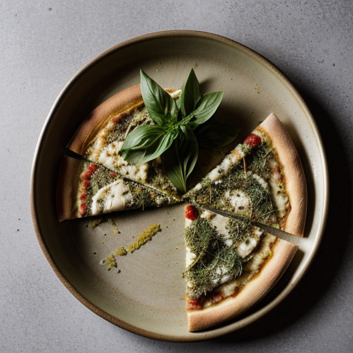 Pesto Cocktail Pizza recipe image