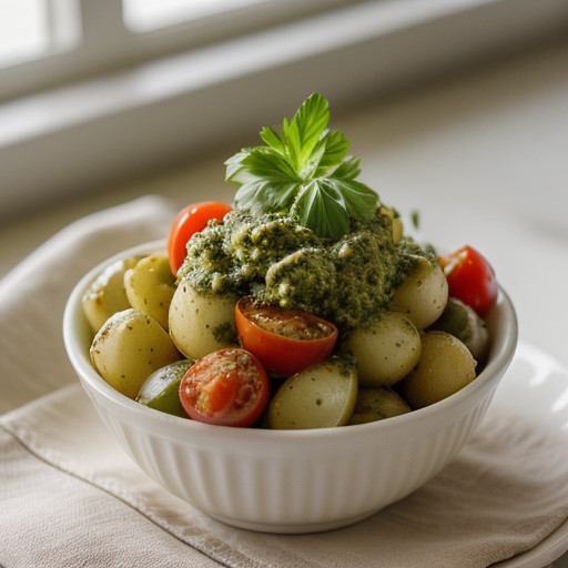 Pesto Potato Salad recipe image
