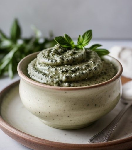 Pesto Sauce, Winter Style recipe image