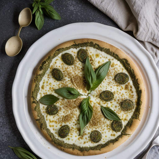 Pesto White Pizza recipe image