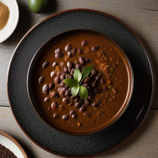 Pete's Unusual Black Bean Chili recipe image