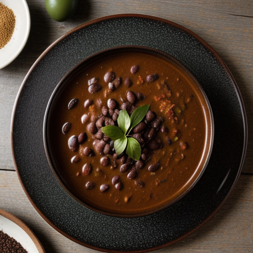 Pete's Unusual Black Bean Chili recipe image