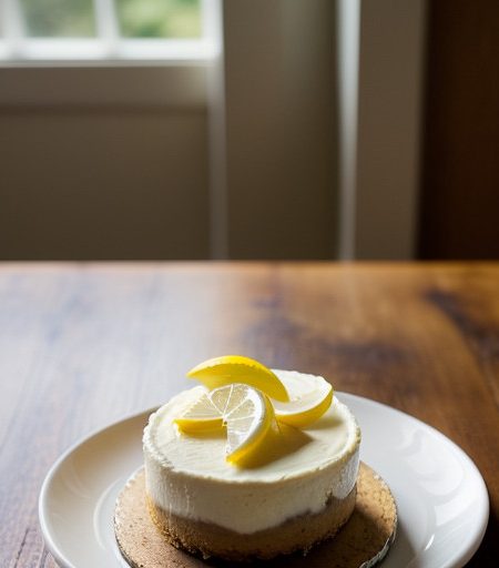 Petite Cherry Cheesecake recipe image