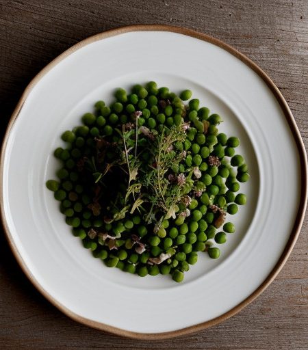 Petite Peas With Thyme & Garlic recipe image
