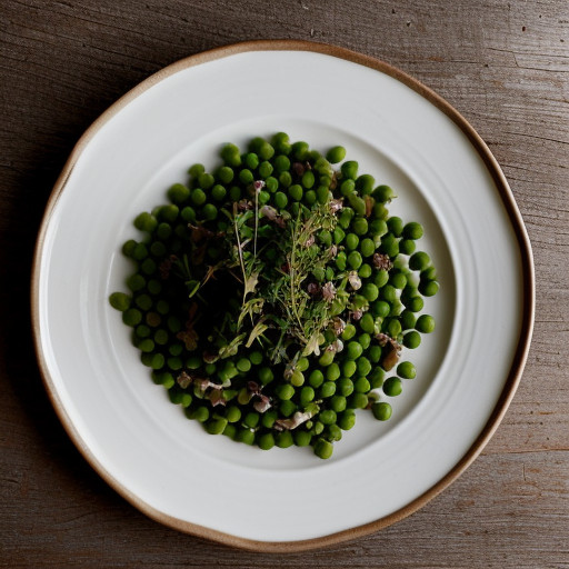 Petite Peas With Thyme & Garlic recipe image