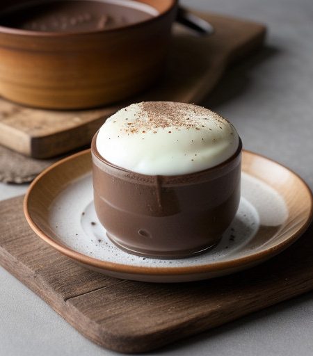 Petits Pots De Creme Au Chocolat recipe image
