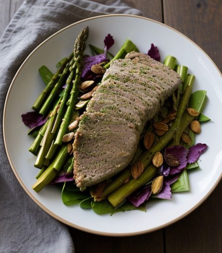 Pheasant & Fresh Asparagus Salad recipe image