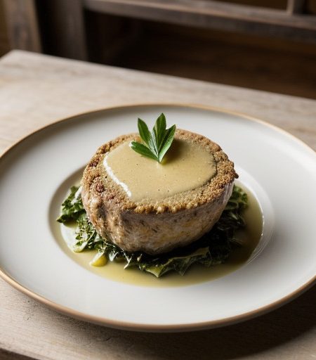 Pheasant With Champagne Cabbage Vi (Assembly recipe image