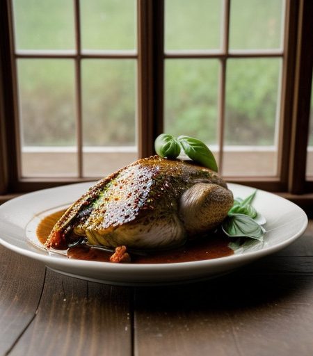 Pheasant With Cinnamon & Basil recipe image