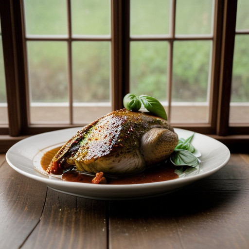 Pheasant With Cinnamon & Basil recipe image