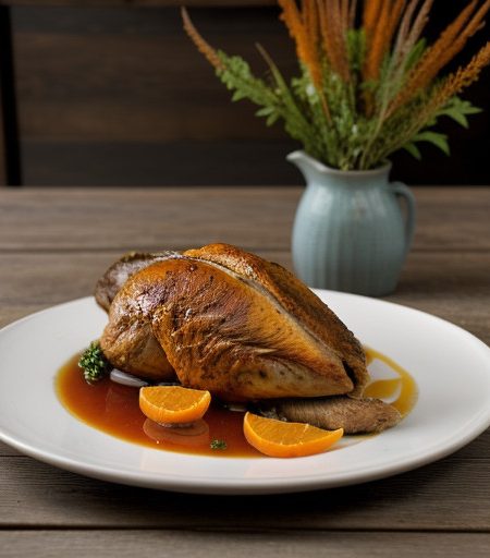 Pheasant With Orange - France recipe image