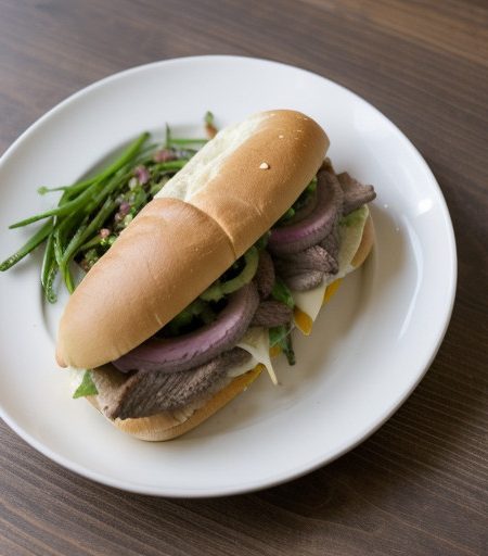 Philly Cheese Steak Sandwich recipe image