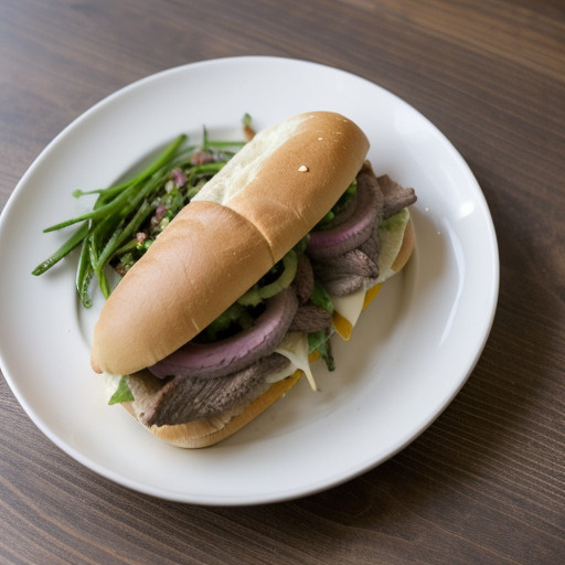 Philly Cheese Steak Sandwich recipe image