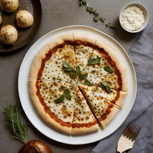 Philly-Style" White Pizza recipe image