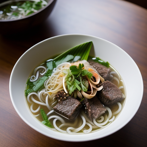 Pho Bac (Hanoi Beef & Rice-Noodle Soup recipe image