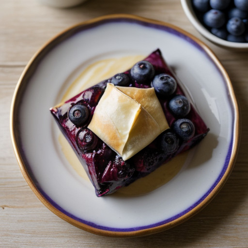 Phyllo Blueberry Purse recipe image