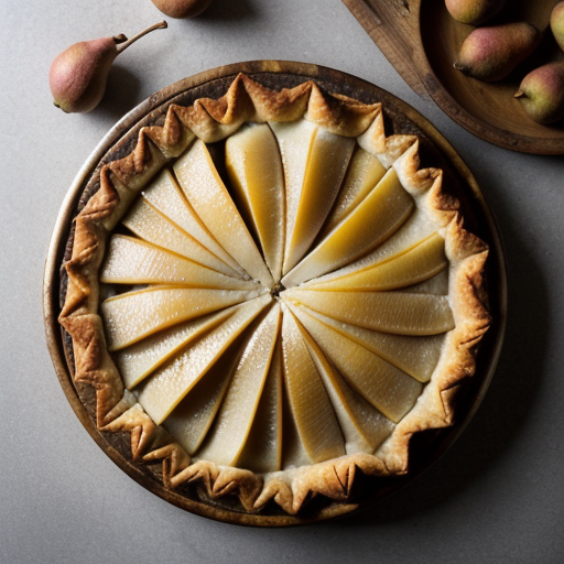 Phyllo Pear Pie recipe image