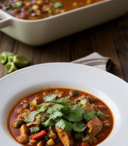 Picante Chicken Chili recipe image
