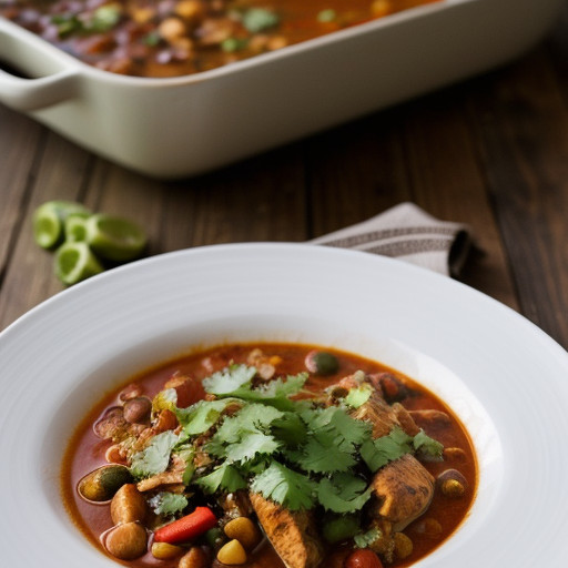 Picante Chicken Chili recipe image