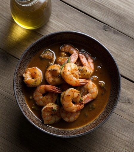 Picante De Camerones (Shrimp in Picante Sauce recipe image