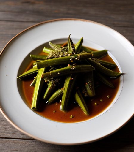 Pickled Dilled Okra recipe image