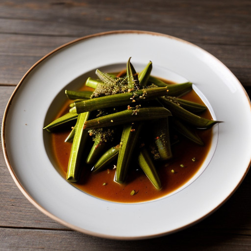 Pickled Dilled Okra recipe image