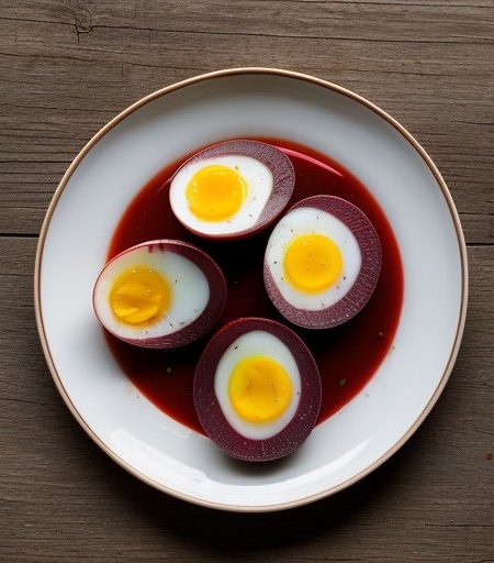Pickled Eggs and Red Beets recipe image
