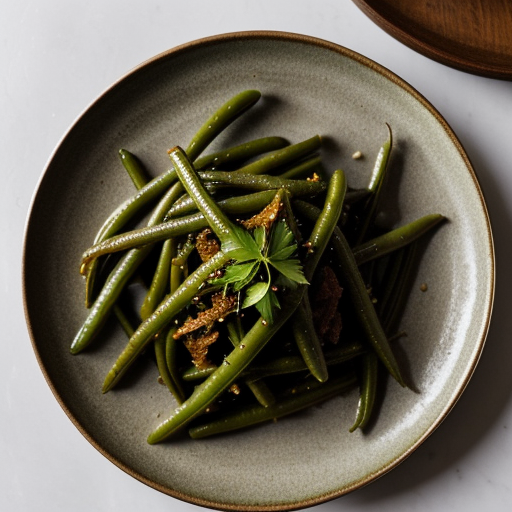 Pickled Green Beans With Savory recipe image