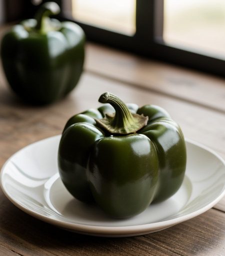 Pickled Green Bell Peppers recipe image