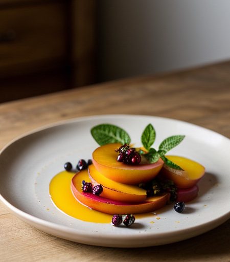 Pickled Peach Slices recipe image