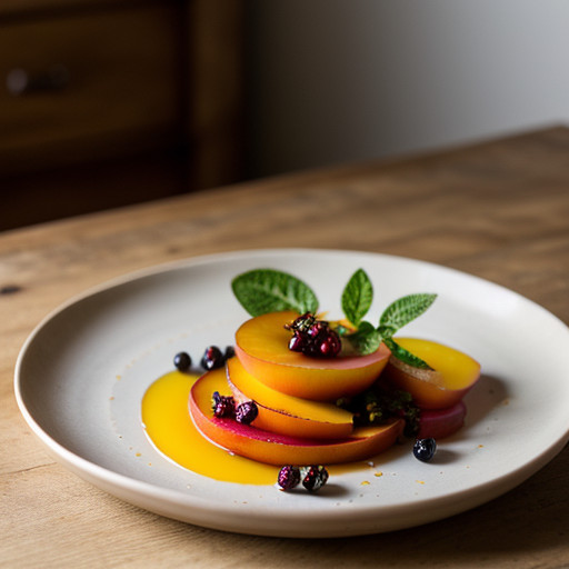 Pickled Peach Slices recipe image