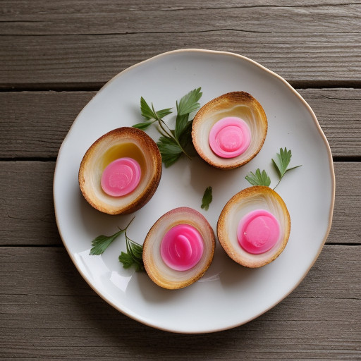 Pickled Pink Egg Appetizers recipe image