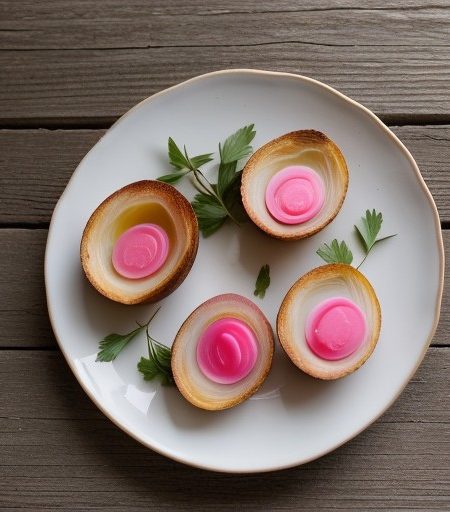Pickled Pink Egg Appetizers recipe image
